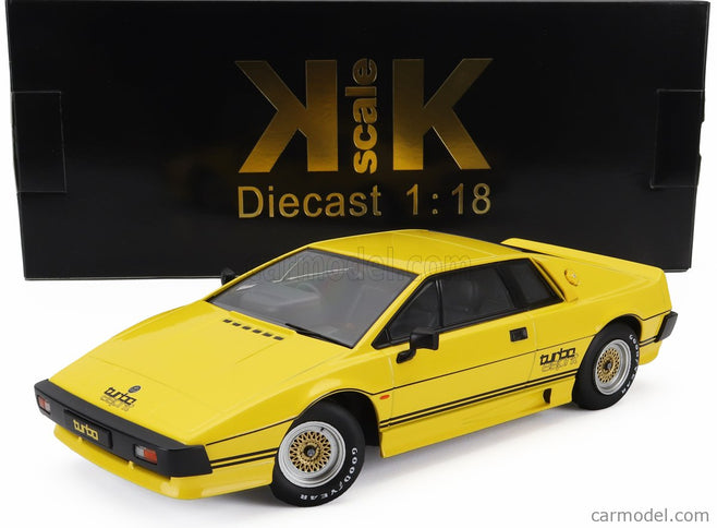 Lotus Esprit Turbo 1981 1:18 KK Scale žltá čierna