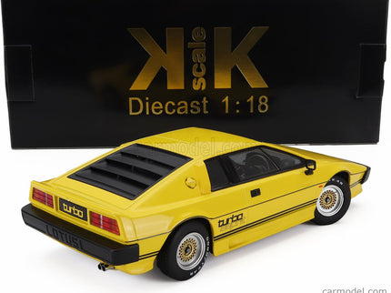 Lotus Esprit Turbo 1981 1:18 KK Scale žltá čierna