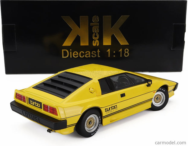 Lotus Esprit Turbo 1981 1:18 KK Scale žltá čierna