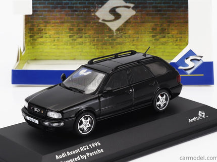 Audi A4 RS2 Avant SW Station Wagon 1995 - Powered BY Porsche 1:43 Solido čierna
