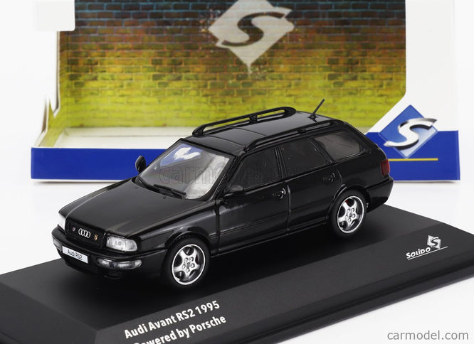 Audi A4 RS2 Avant SW Station Wagon 1995 - Powered BY Porsche 1:43 Solido čierna