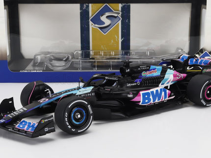 ALPINE | F1  A524 TEAM BWT ALPINE N 31 N 10 PRESENTATION SEASON 2024 ESTEBAN OCON - PIERRE GASLY | BLACK BLUE PINK