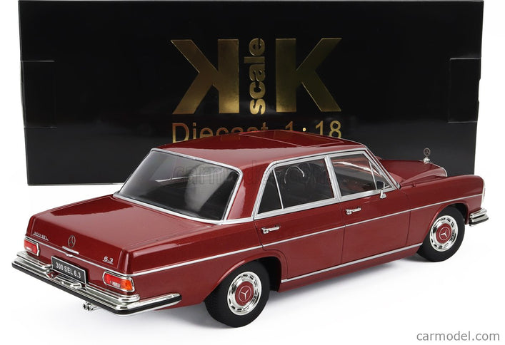 Mercedes Benz S-Class 300SEL 6.3 (W109) 1967-1972 1:18 KK Scale červená metalická