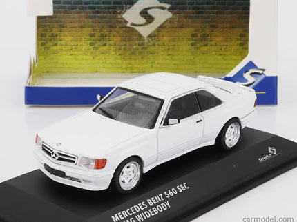 Mercedes Benz S-Class 560SEC AMG (C126) Wide Body 1990 1:43 Solido biela