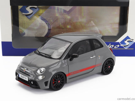 Fiat Nuova 500 Abarth 595 Xsr Edícia 2022 1:18 Solido sivá červená