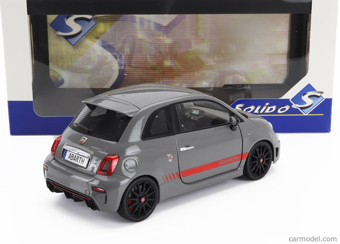 Fiat Nuova 500 Abarth 595 Xsr Edícia 2022 1:18 Solido sivá červená