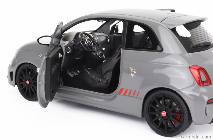 Fiat Nuova 500 Abarth 595 Xsr Edícia 2022 1:18 Solido sivá červená