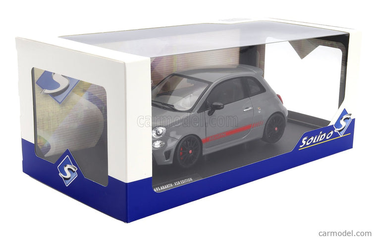 Fiat Nuova 500 Abarth 595 Xsr Edícia 2022 1:18 Solido sivá červená