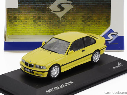 BMW 3-SERIES M3 (E36) Coupe 1999 Yellow 1:43 Solido
