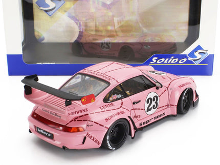 Porsche 911 993 RWB Bodykit N°23 Pink Pig Coupe 2020 1:18 Solido ružová