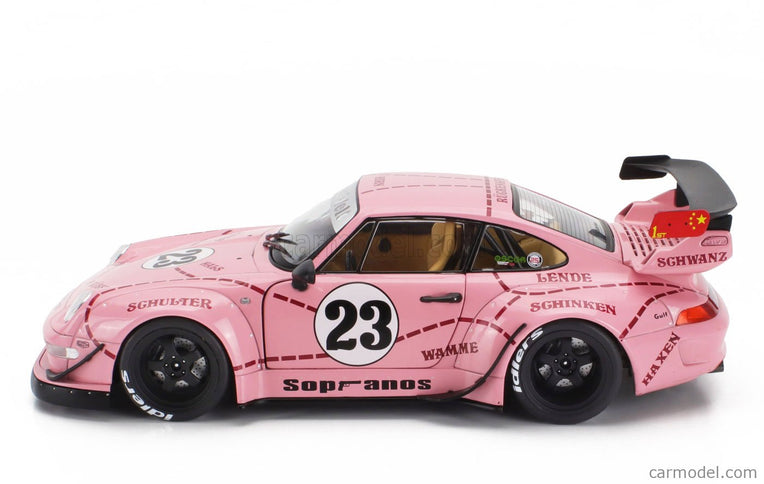 Porsche 911 993 RWB Bodykit N°23 Pink Pig Coupe 2020 1:18 Solido ružová