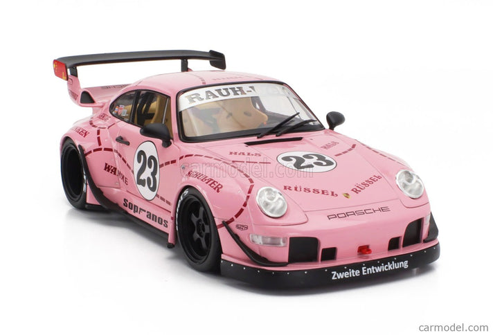 Porsche 911 993 RWB Bodykit N°23 Pink Pig Coupe 2020 1:18 Solido ružová