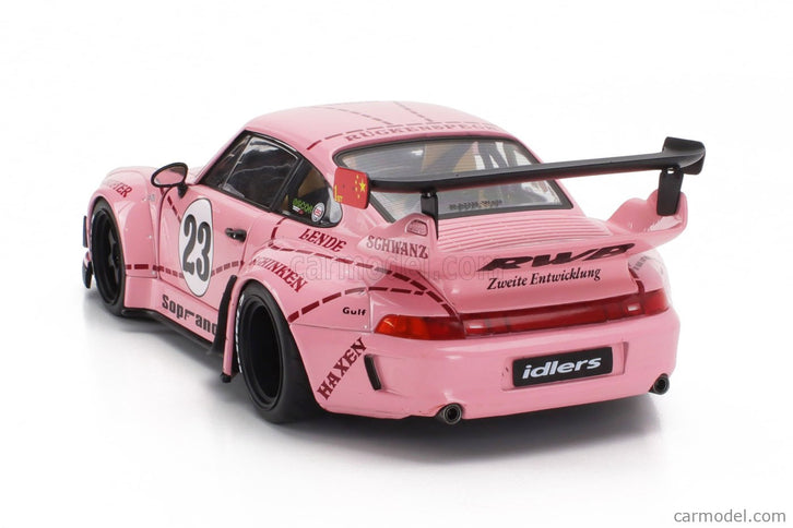 Porsche 911 993 RWB Bodykit N°23 Pink Pig Coupe 2020 1:18 Solido ružová