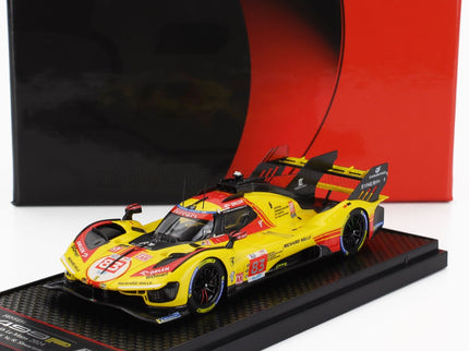 FERRARI | 499P 3.0L TURBO V6 TEAM AF CORSE N  83 24h LE MANS 2024 ROBERT KUBICA - ROBERT SHWARTZMAN - YIFEI YE | YELLOW RED