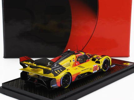 FERRARI | 499P 3.0L TURBO V6 TEAM AF CORSE N  83 24h LE MANS 2024 ROBERT KUBICA - ROBERT SHWARTZMAN - YIFEI YE | YELLOW RED
