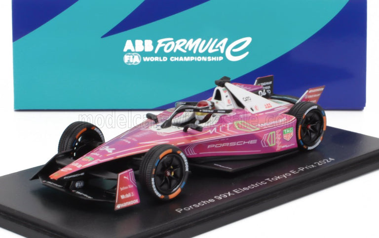 PORSCHE | FORMULA-E 99X ELCTRIC TEAM TAG HAUER PORSCHE N 94 TOKYO E-PRIX 2023-2024 PASCAL WEHRLEIN | PINK BLACK