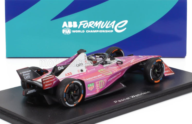 PORSCHE | FORMULA-E 99X ELCTRIC TEAM TAG HAUER PORSCHE N 94 TOKYO E-PRIX 2023-2024 PASCAL WEHRLEIN | PINK BLACK