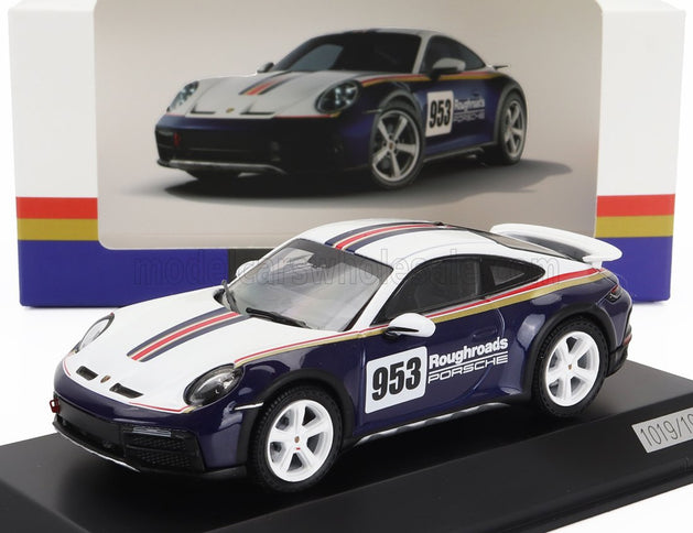 PORSCHE | 911 992 N 953 RALLY DAKAR ROUGHROADS DESIGN PAKET COUPE 2023 | WHITE BLUE