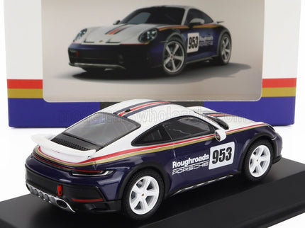 PORSCHE | 911 992 N 953 RALLY DAKAR ROUGHROADS DESIGN PAKET COUPE 2023 | WHITE BLUE