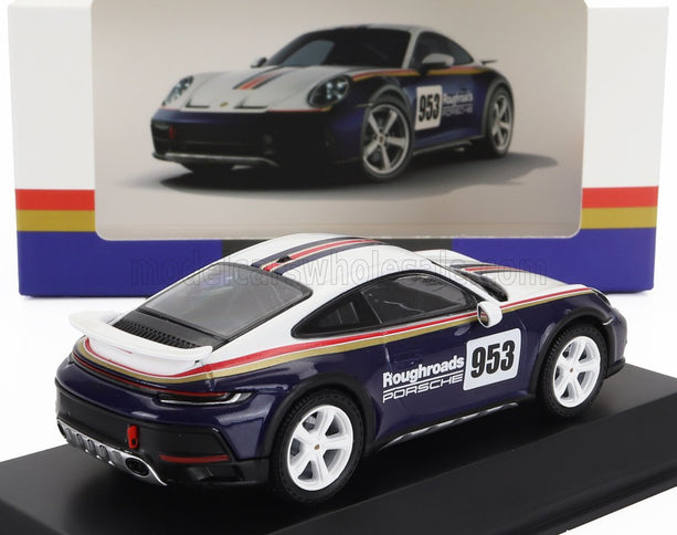 PORSCHE | 911 992 N 953 RALLY DAKAR ROUGHROADS DESIGN PAKET COUPE 2023 | WHITE BLUE