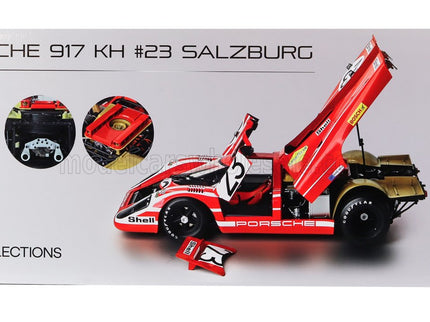 PORSCHE | 917K 4.9L TEAM SALZBURG N 23 WINNER 24h LE MANS 1970 HANS HERRMANN - RICHARD ATTWOOD | RED WHITE