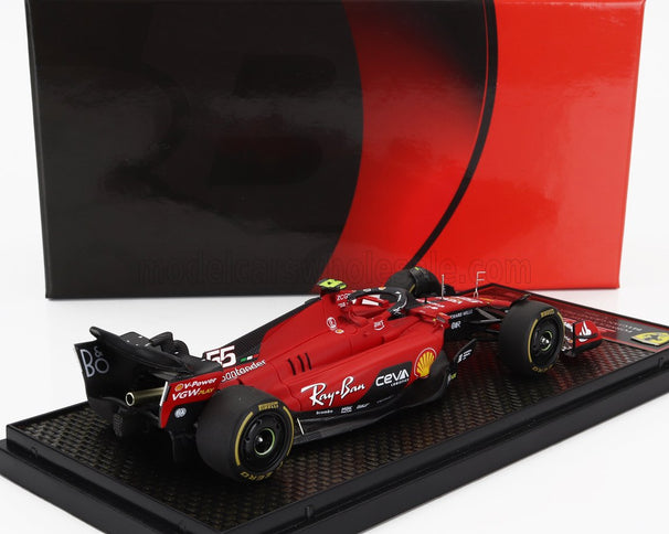 FERRARI | F1  SF-23 TEAM SCUDERIA FERRARI N 55 BELGIUM GP 2023 CARLOS SAINZ | RED BLACK