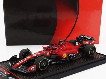 FERRARI | F1  SF-23 TEAM SCUDERIA FERRARI N 55 BELGIUM GP 2023 CARLOS SAINZ | RED BLACK