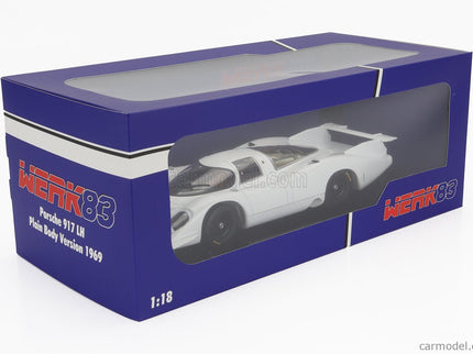 Porsche 917 LH 4.5L Bez Dekorácií Version 1969 1:18 Werk83 biela