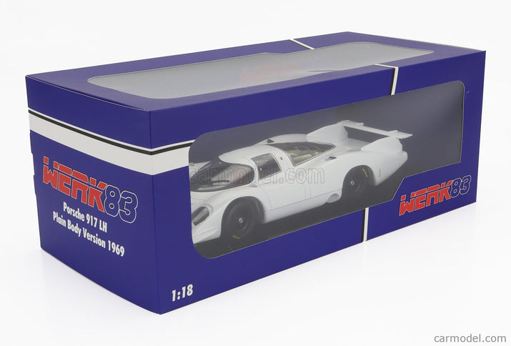 Porsche 917 LH 4.5L Bez Dekorácií Version 1969 1:18 Werk83 biela