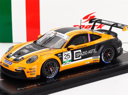 PORSCHE | 911 992 GT3 CUP N 25 PORSCHE CARRERA CUP ITALY CHAMPION 2023 LARRY TEN VOORDE | ORANGE BLACK