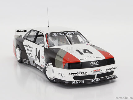 Audi 200 Quattro Team Audi Sport N°14 Víťaz Cleverland Trans-AM 1988 Hans Joachim Stuck 1:18 Werk83 biela sivá červená