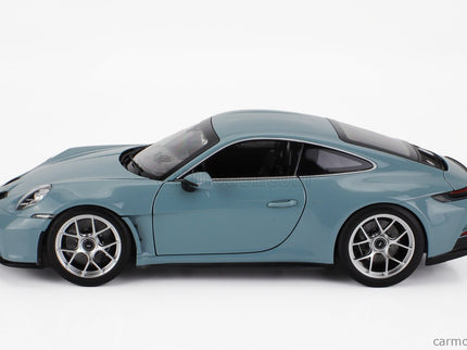 Porsche 911 992 S/T Coupe 2023 1:18 Norev Meissen modrá