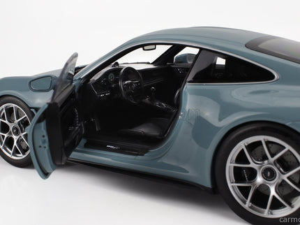 Porsche 911 992 S/T Coupe 2023 1:18 Norev Meissen modrá