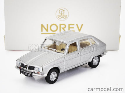 Renault R16 1966 1:87 Norev sivá metalická