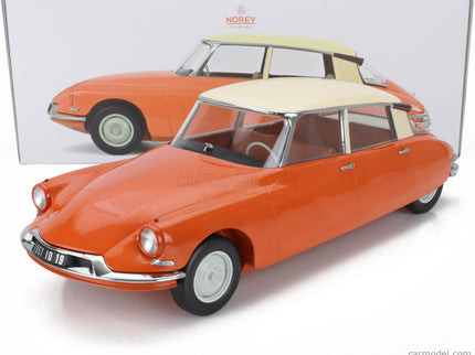 Citroen ID19 1957 1:12 Norev oranžová krémová