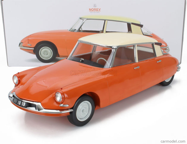 Citroen ID19 1957 1:12 Norev oranžová krémová