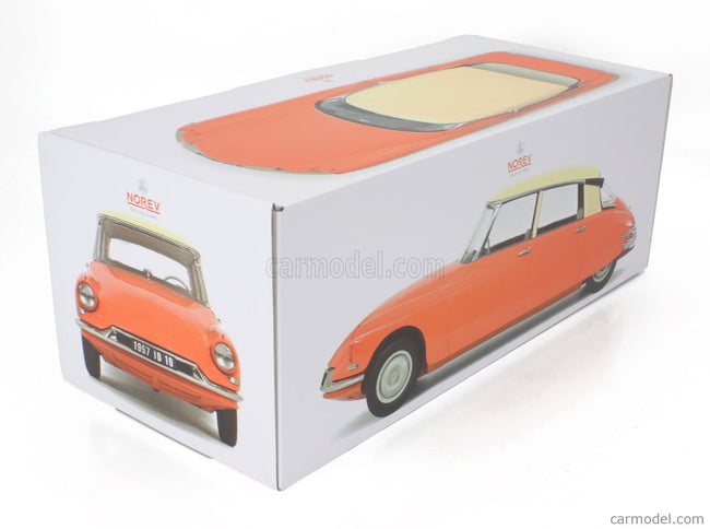 Citroen ID19 1957 1:12 Norev oranžová krémová