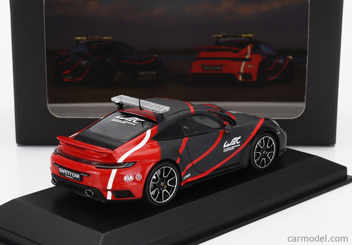 Porsche 911 992 Turbo S Coupe Safety Car Wec 2023 1:43 Minichamps čierna červená