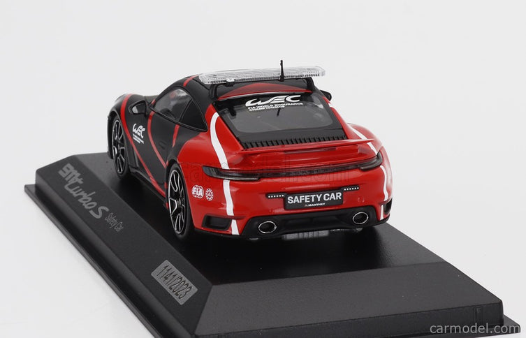 Porsche 911 992 Turbo S Coupe Safety Car Wec 2023 1:43 Minichamps čierna červená