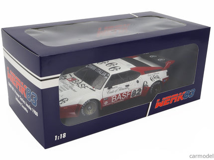 BMW M1 Procar N°82 Procar Series 1980 Johnny Cecotto 1:18 Werk83 červená biela