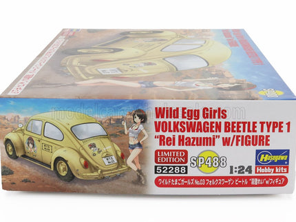 VOLKSWAGEN | BEETLE TYPE 1 WITH GIRL FIGURE REI HAZUMI 1965 | /
