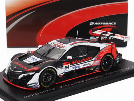 HONDA | NSX-GT TEAM MODULO NAKAJIMA RACING N 64 GT500 CLASS SUPER GT 2021 TAKUYA IZAWA - HIROKI OTSU | BLACK WHITE RED
