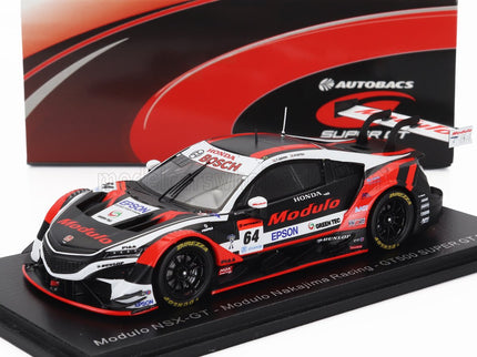 HONDA | NSX-GT TEAM MODULO NAKAJIMA RACING N 64 GT500 CLASS SUPER GT 2020 TAKUYA IZAWA - HIROKI OTSU | BLACK WHITE RED