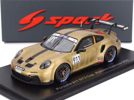 PORSCHE | 911 992 GT3 CUP TEAM PORSCHE MOTORSPORT N 911 PORSCHE SUPERCUP SEASON 2023 TIMO GLOCK | GOLD BLACK