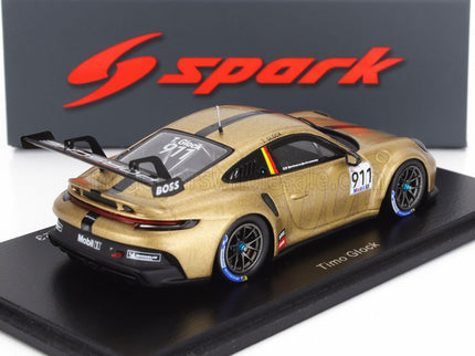 PORSCHE | 911 992 GT3 CUP TEAM PORSCHE MOTORSPORT N 911 PORSCHE SUPERCUP SEASON 2023 TIMO GLOCK | GOLD BLACK