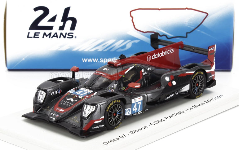 ORECA | 07 GIBSON GK428 4.2L V8 TEAM COOL RACING N 47 24h LE MANS 2024 FREDERIK VESTI - MATT BELL - NAVEEN RAO | BLACK RED