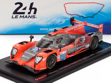 ORECA | 07 GIBSON GK428 4.2L V8 TEAM CROWDSTRIKE RACING BY APR N 45 24h LE MANS 2024 COLIN BRAUN - NICKY CATSBURG - GEORGE KURTZ | MATT RED BLACK