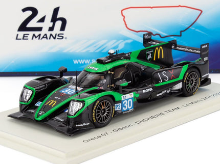 ORECA | 07 GIBSON GK428 4.2L V8 TEAM DUQUEINE N 30 24h LE MANS 2024 JEAN BAPTISTE SIMMENAUER - JAMES ALLEN - JOHN FALB | GREEN BLACK