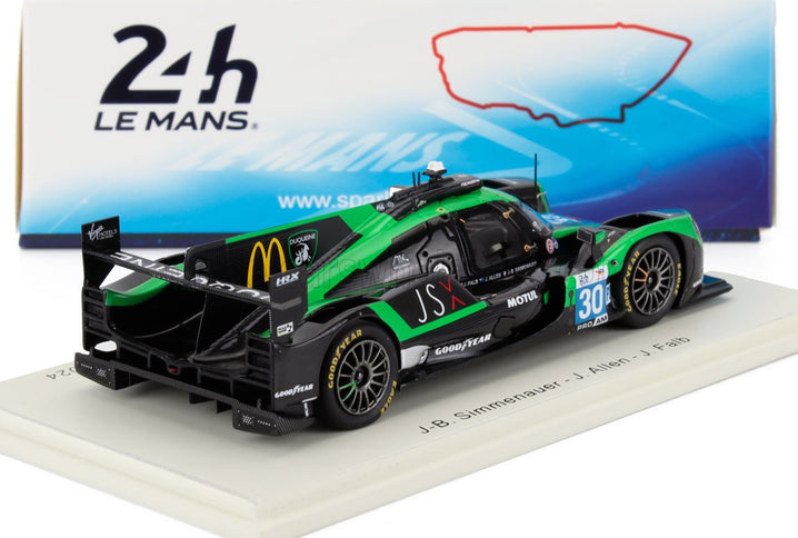 ORECA | 07 GIBSON GK428 4.2L V8 TEAM DUQUEINE N 30 24h LE MANS 2024 JEAN BAPTISTE SIMMENAUER - JAMES ALLEN - JOHN FALB | GREEN BLACK