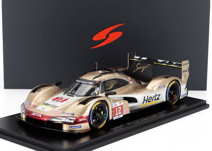 PORSCHE | 963 9RD 4.6L TURBO V8 TEAM HERTZ JOTA N 12 24h LE MANS 2024 WILL STEVENS - NORMAN NATO - CALLUM ILOTT | WHITE GOLD